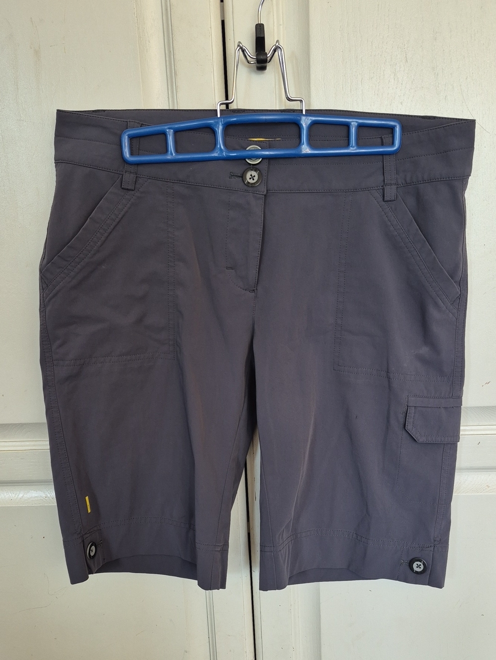 Lole Women’s Charcoal Gray Cargo Bermuda Shorts